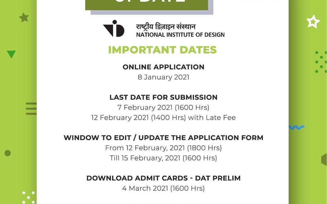 Admissions to NID 2021 – Applications, Eligibility Criteria, Pattern, Topics