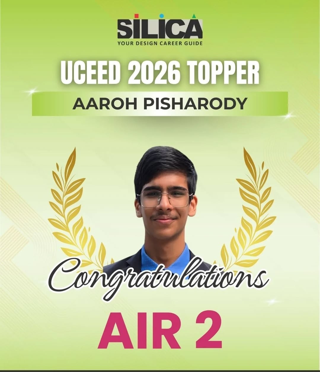 UCEED 2026 Topper - AIR 2